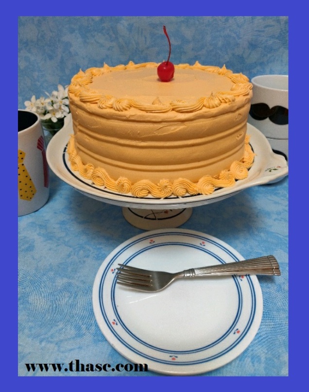 Father's Day Caramel Cake
